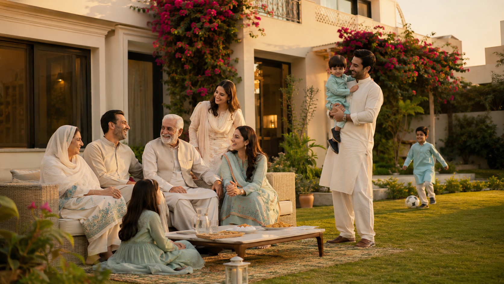 Family Lifestyle & Outdoor Lawns